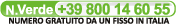 Numero verde +39 800 14 60 55