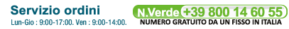 Numero verde +39 800 14 60 55