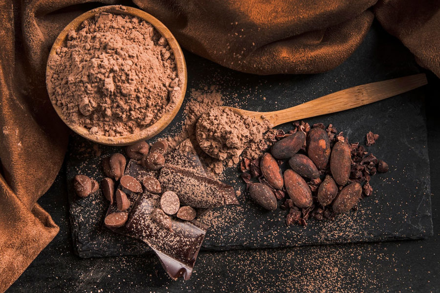 Un work-out a proteine di cacao.