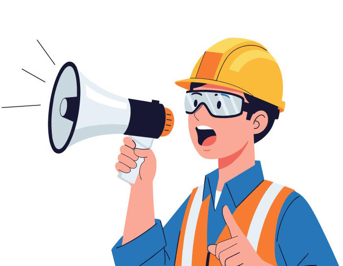 Lavoratore che dirige