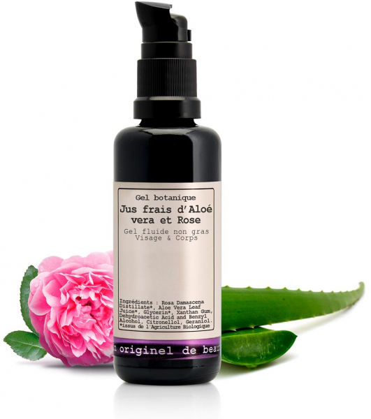 Gel di Aloe Vera e Rosa Biologico