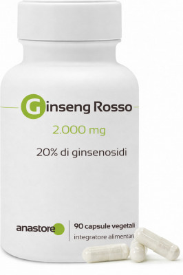 Equivale a 2.000 mg di ginseng rosso